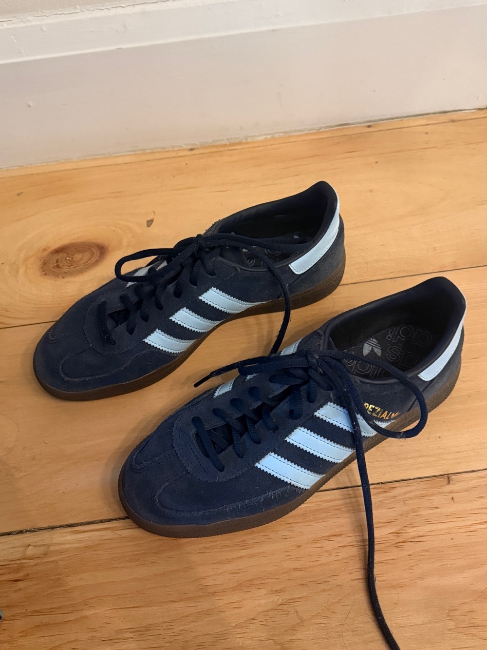Adidas Handball Spezial Navy Suede Sneaker - Picture 4 of 6